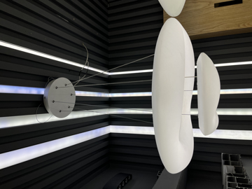 تصویر از لوستر آویز دونات دو طبقه ۶۰*۳۰