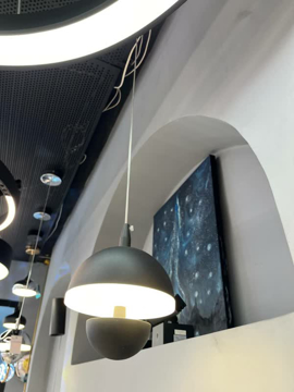 چراغ تک آویز قارچی