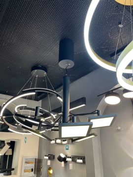 لوستر مدرن آویز مربع متحرک